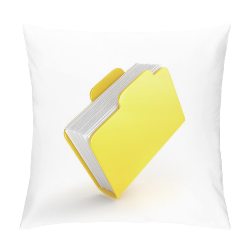 Personality  One Thick Yellow Folder Pillow Covers