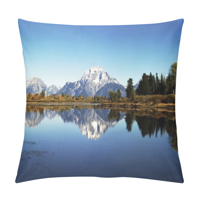 Personality  Mt.Moran And Oxbow Bend, Wyoming Pillow Covers