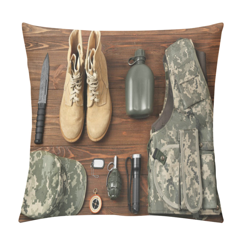 Personality  Set Of Military Outfit Pillow Covers