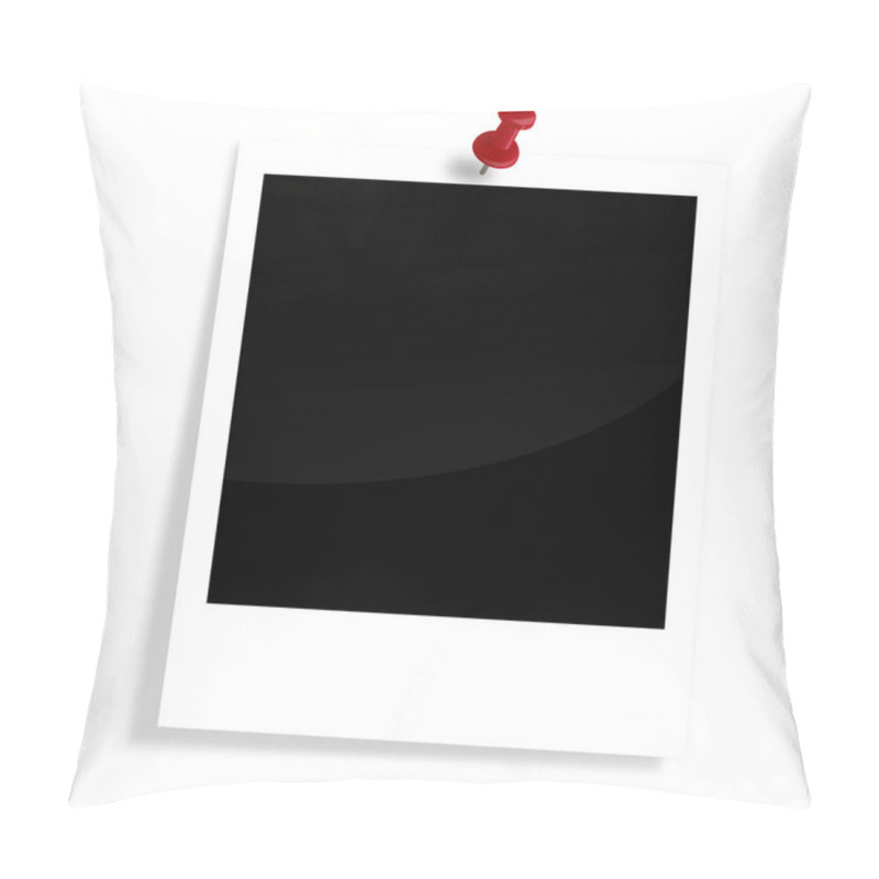 Personality  Blank Photo Frame With Red And White Paper Pillow Covers