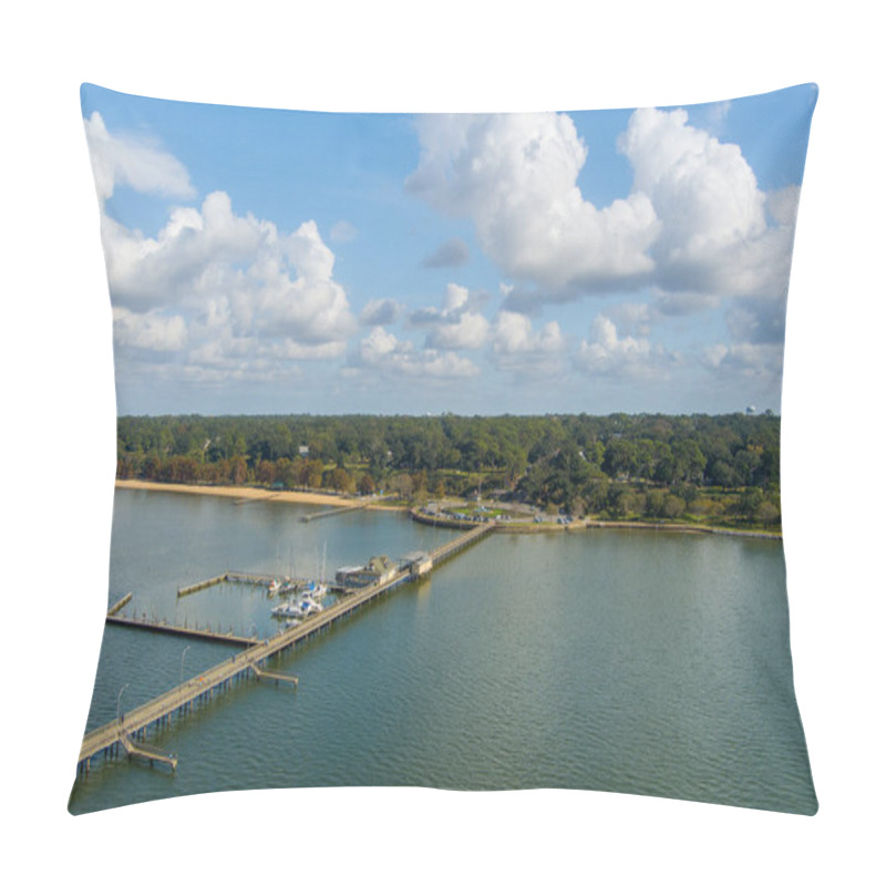 Personality  The Fairhope, Alabama Municipal Pier On Mobile Bay In November Of 2021  Pillow Covers