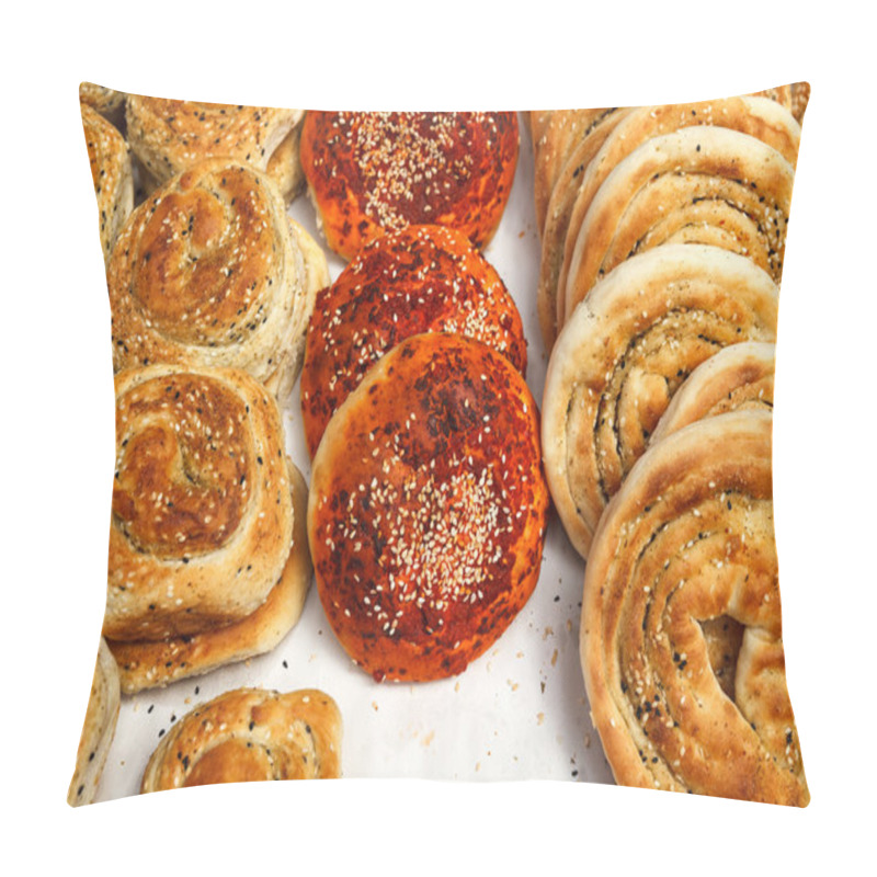 Personality  Rows Of Variety Pasties Pillow Covers