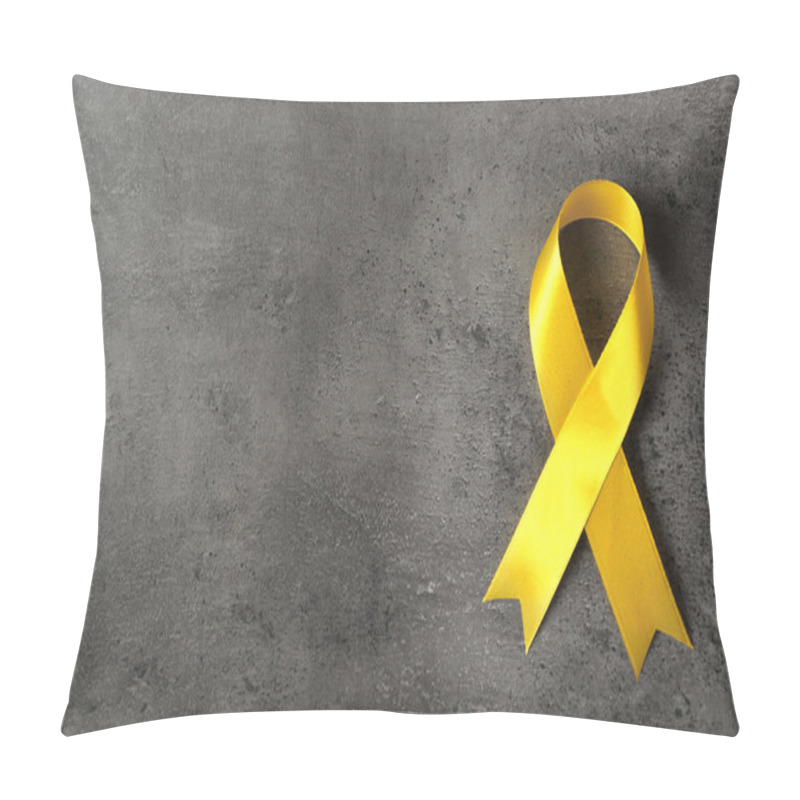 Personality  Yellow Awareness Ribbon Pillow Covers