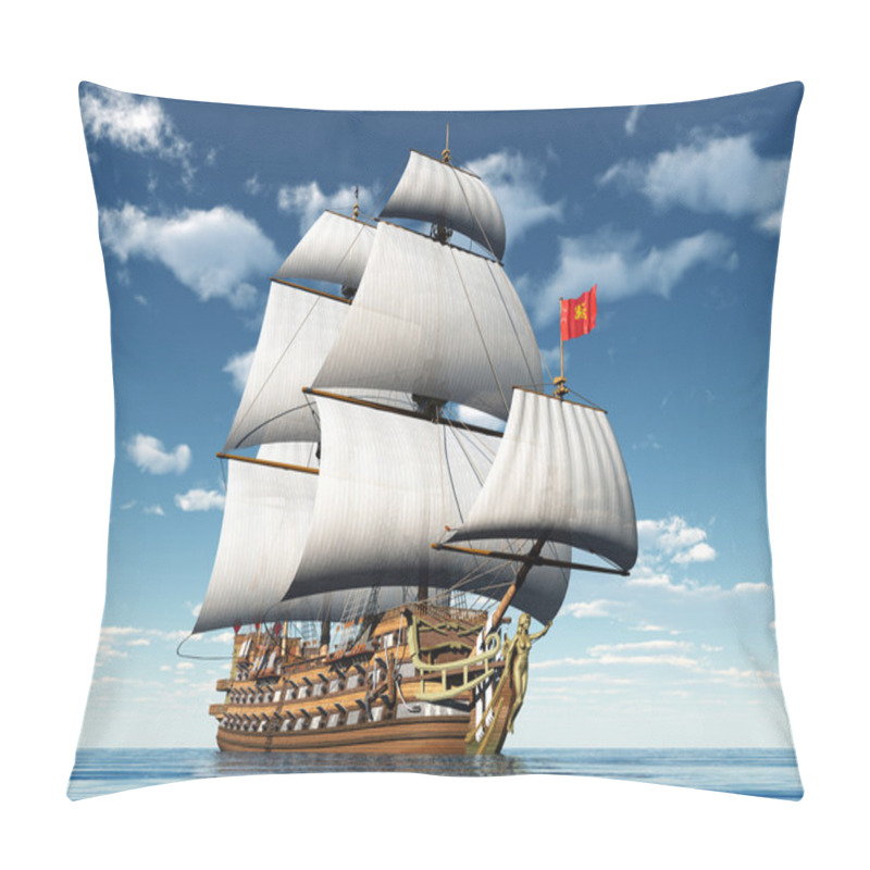 Personality  French Sailing Ship Pillow Covers