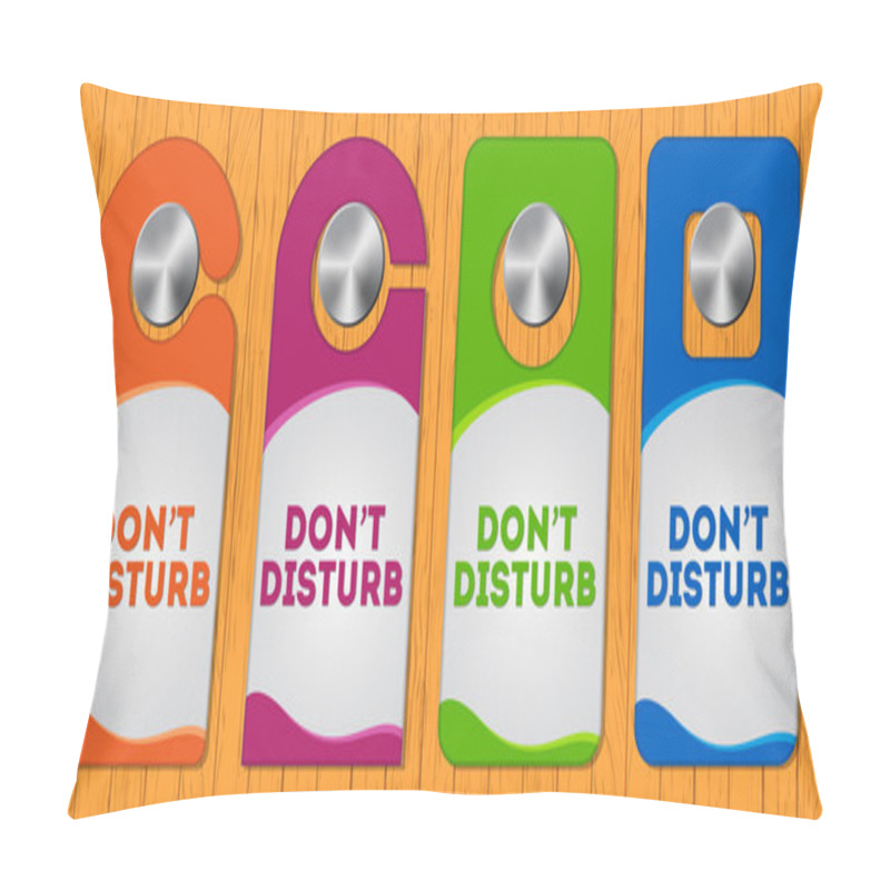 Personality  Hotel Do Not Disturb Door Hanger With Special Design Pillow Covers