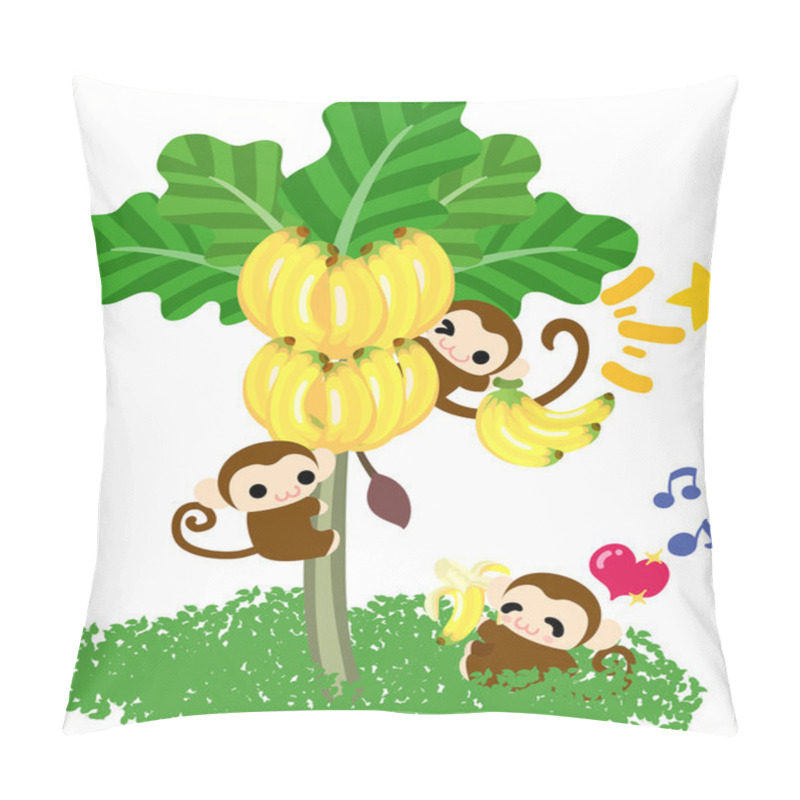 Personality  Pretty Monkeys -Banana Tree- Pillow Covers