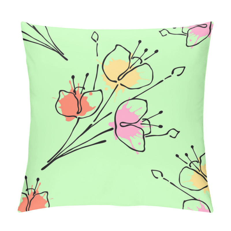 Personality  Vector Seamless Pattern, Graphic Illustration Pillow Covers