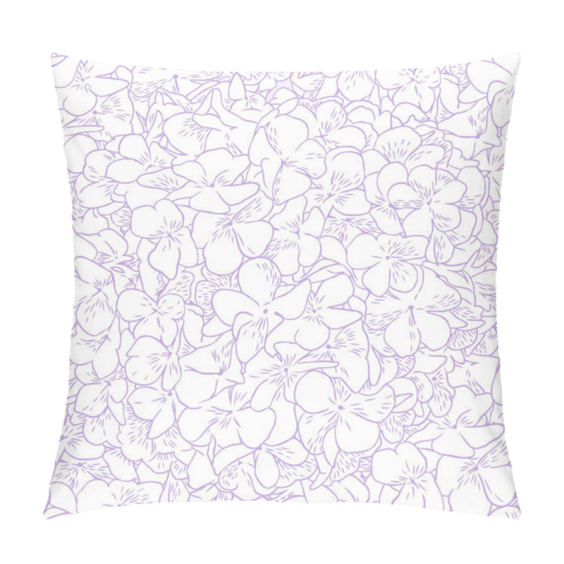 Personality  Hydrangeas Seamless Pattern Pillow Covers