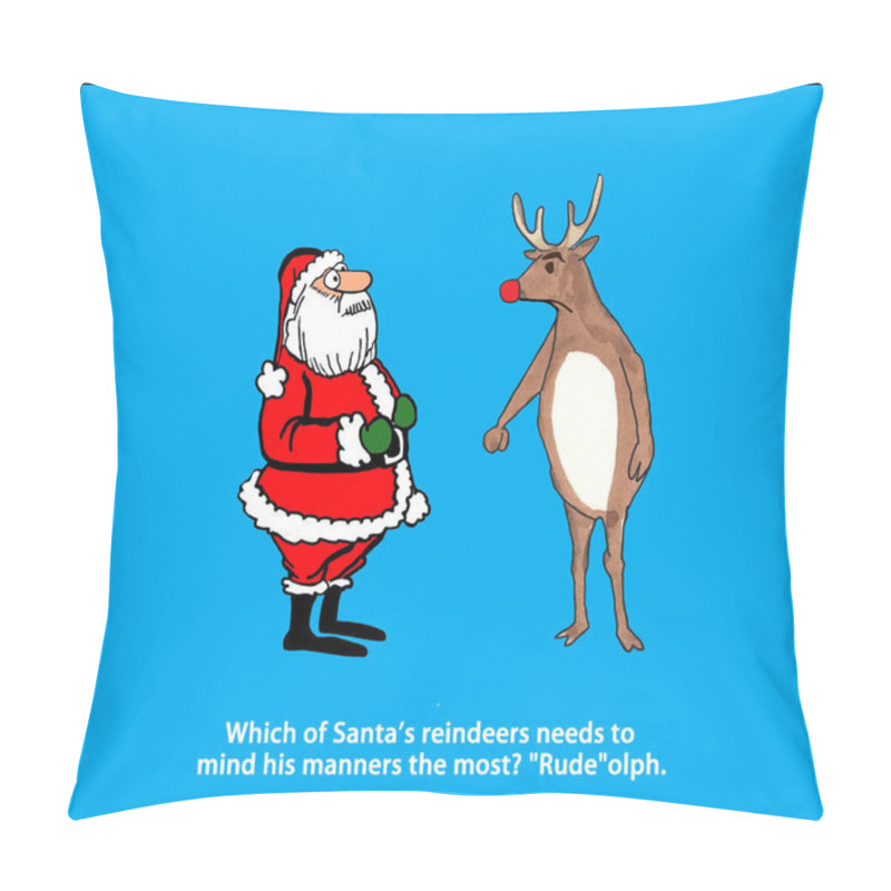 Personality  Pun About Rudolph Pillow Covers