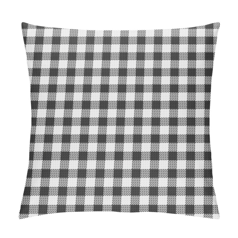 Personality  Seamless Pattern  Background, Wallpaper With Repetition Geometric Shape, Vector Illustration Of Tartan Fabric Pillow Covers