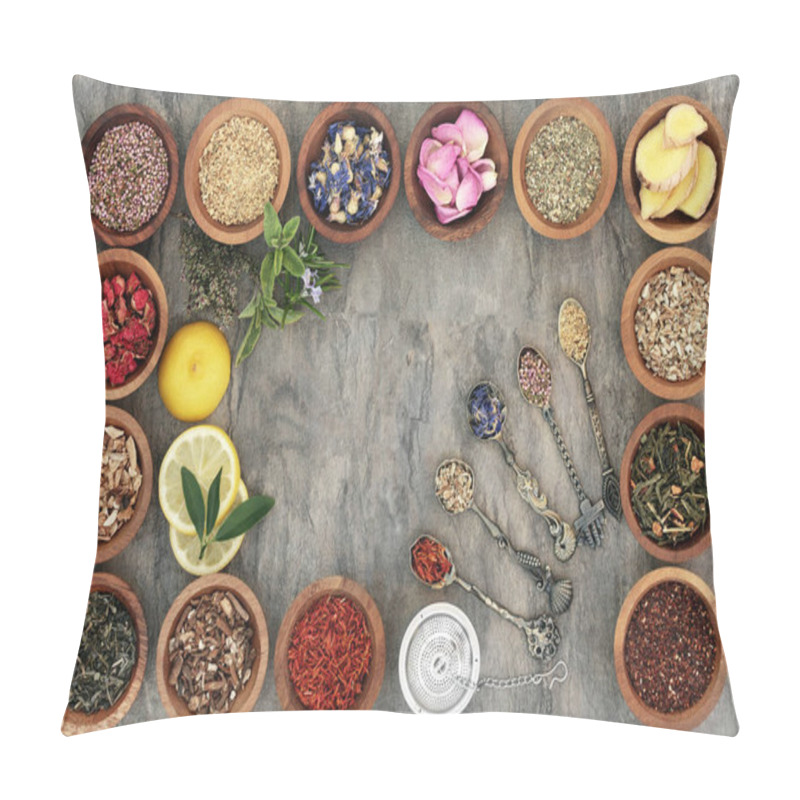 Personality  Herbal Tea Selection Pillow Covers