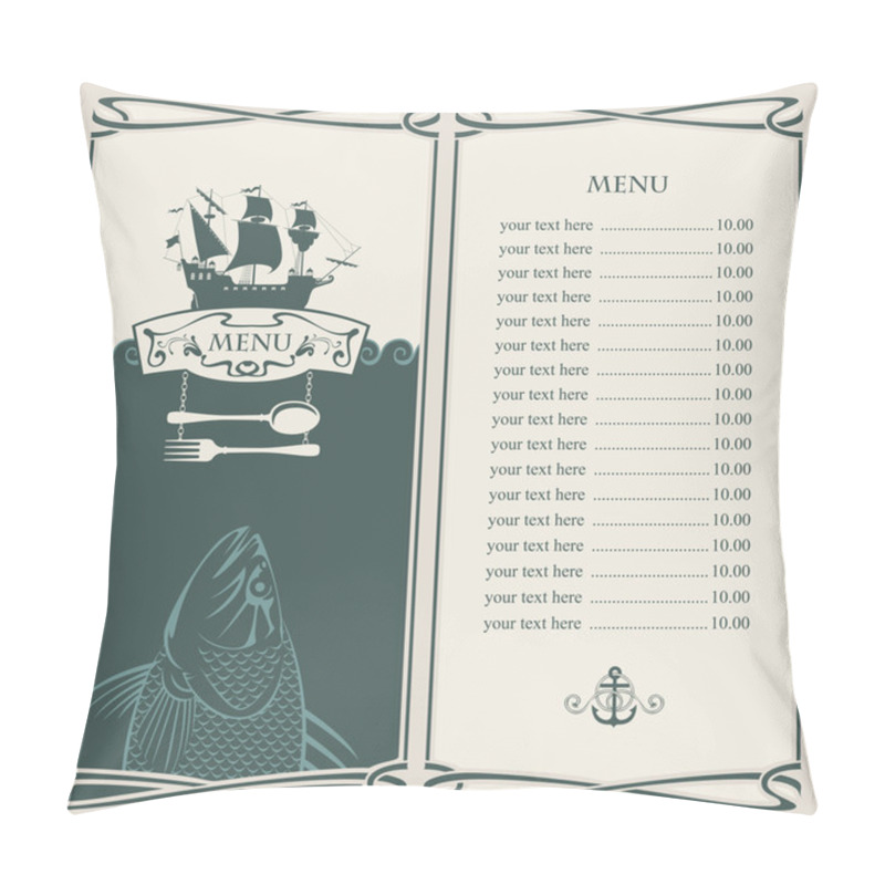 Personality  Sailboat And A Fish Pillow Covers