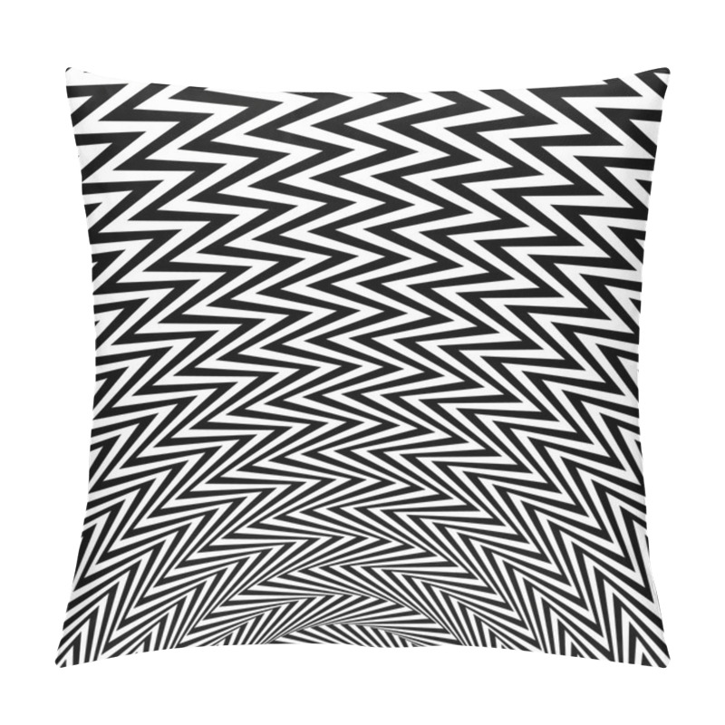 Personality  Abstract Zigzag Lines Background Pillow Covers