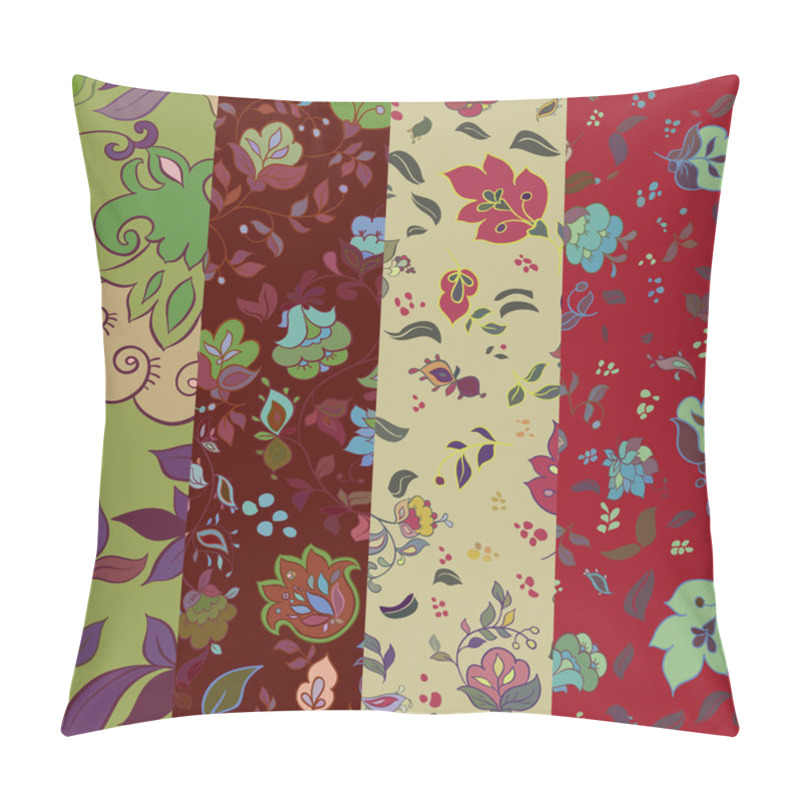 Personality  Floral Boho Seamless Pattern Pillow Covers