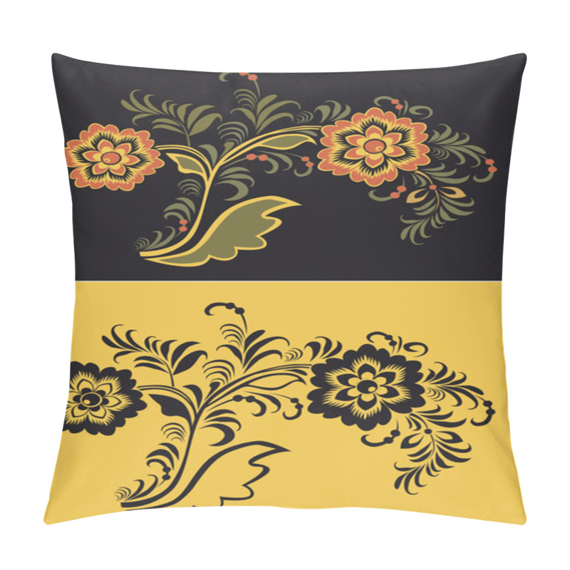 Personality  Pattern In Style Hohloma National Creativity Pillow Covers