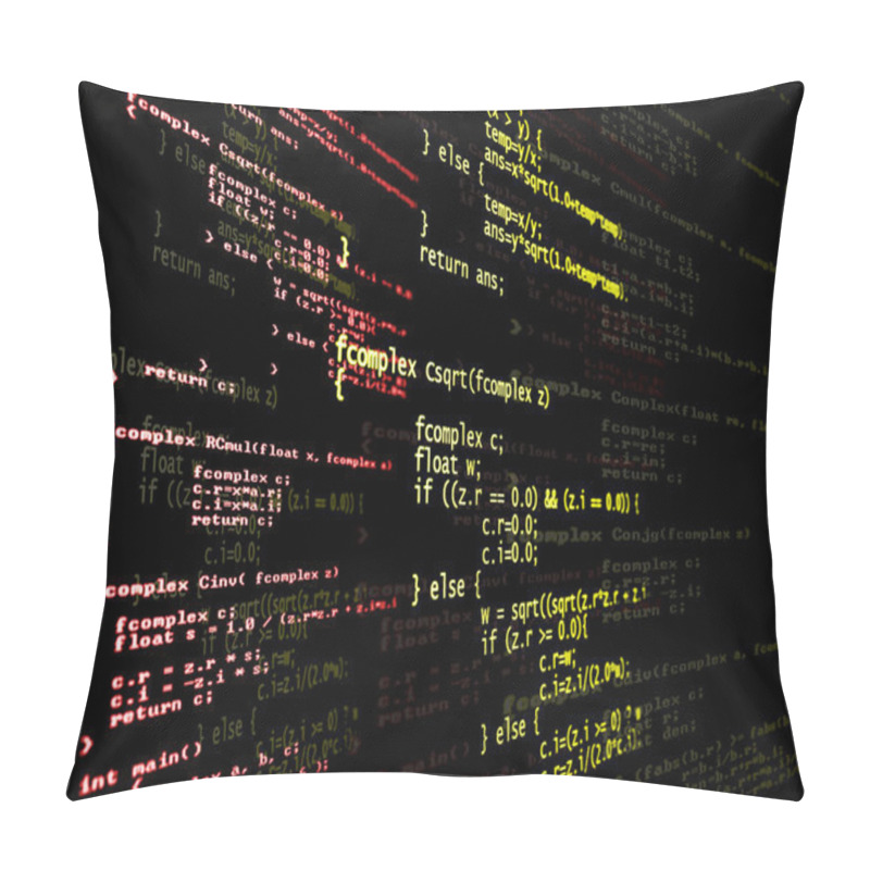 Personality  Digital Program Code Pillow Covers