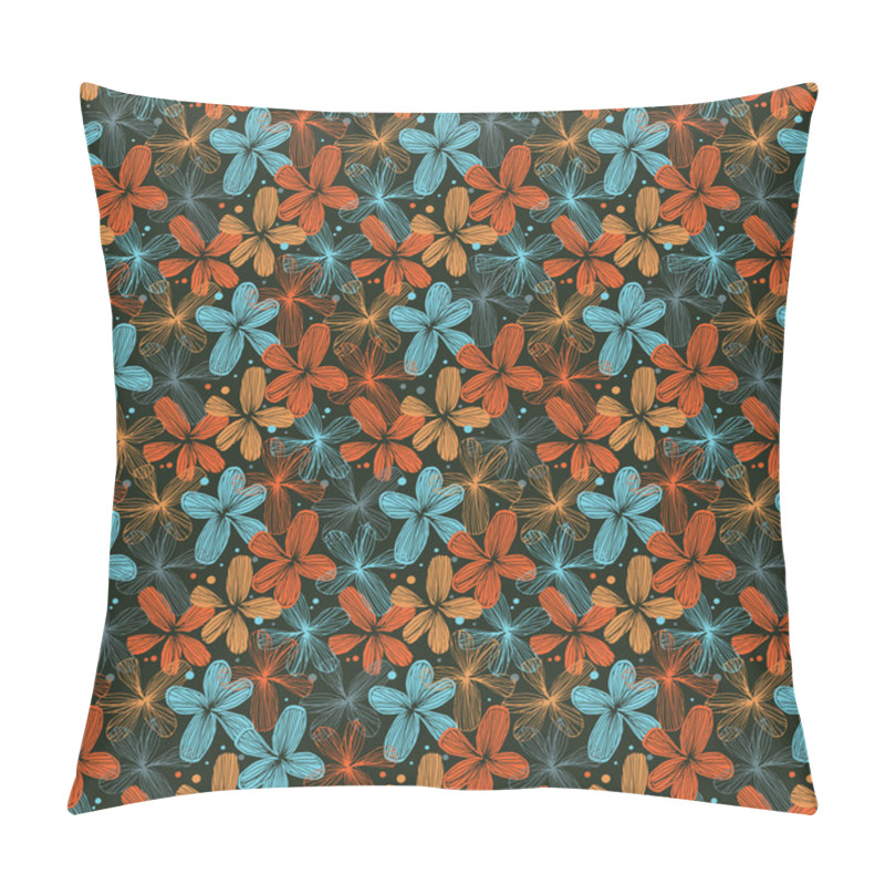 Personality  Floral Daisy Pattern Pillow Covers