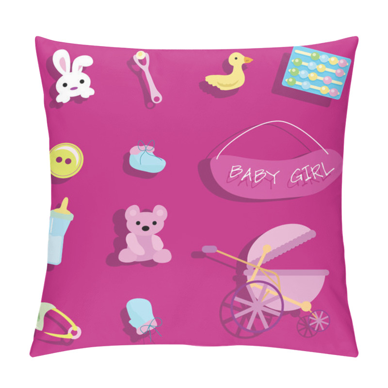 Personality  Baby Arrival Background Pillow Covers