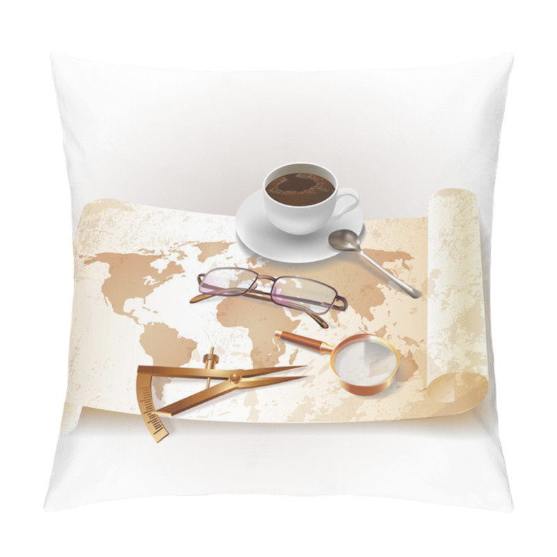 Personality  Background With Georaphical Design Elements Pillow Covers