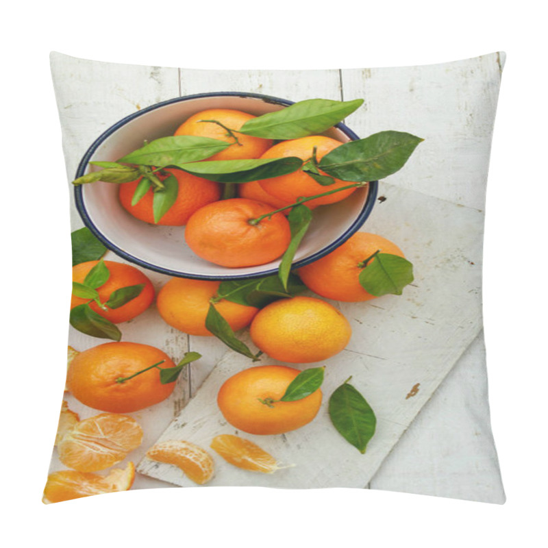 Personality  Clementine Orange Fruit On The Table Pillow Covers