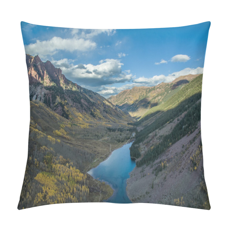 Personality  Maroon Bells Lake In Aspen Pillow Covers