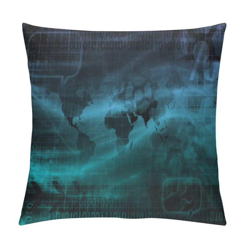 Personality  Technology Visual Concept Pillow Covers