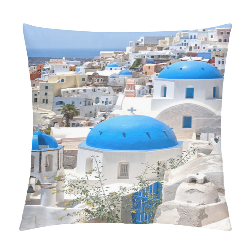 Personality  Santorini Oia Church 02 Pillow Covers