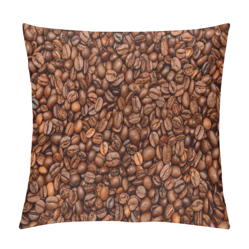 Personality  Aroma Coffee Beans Background Pillow Covers