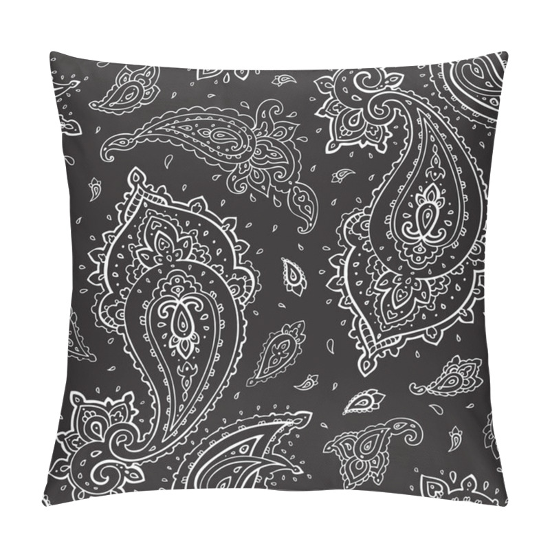 Personality  Seamless Paisley Background. Pillow Covers