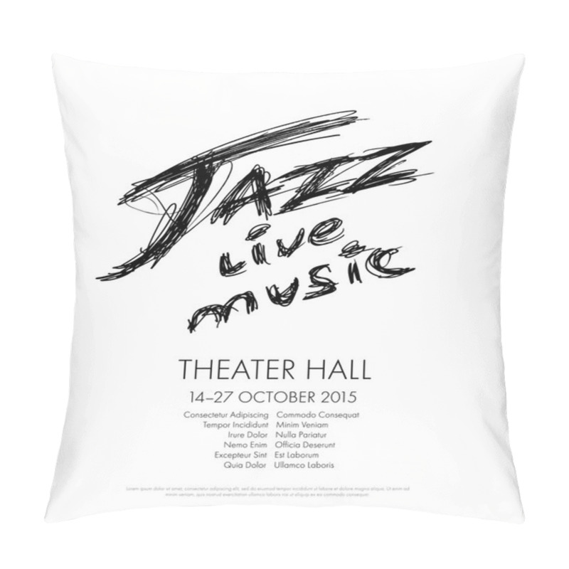 Personality  Jazz Festival - Live Music Pillow Covers