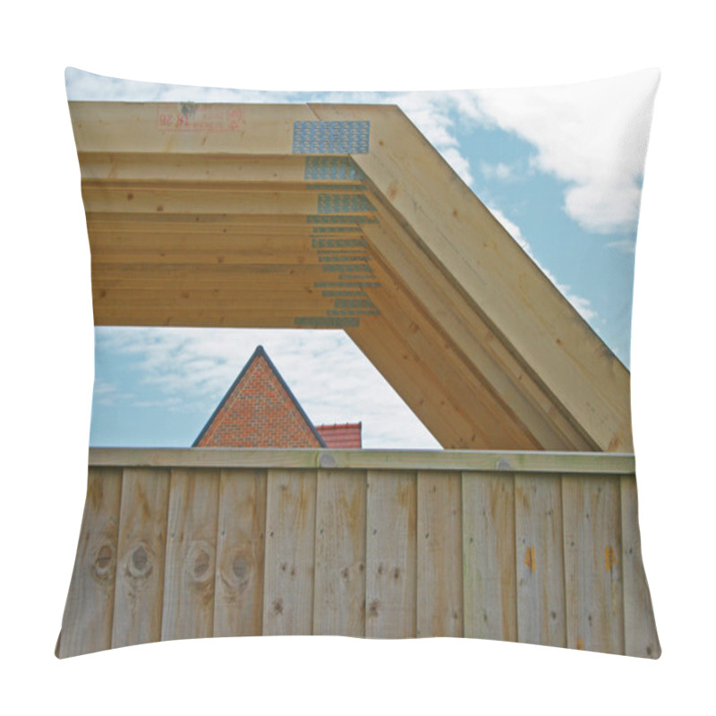 Personality  Roof Trusses. Pillow Covers