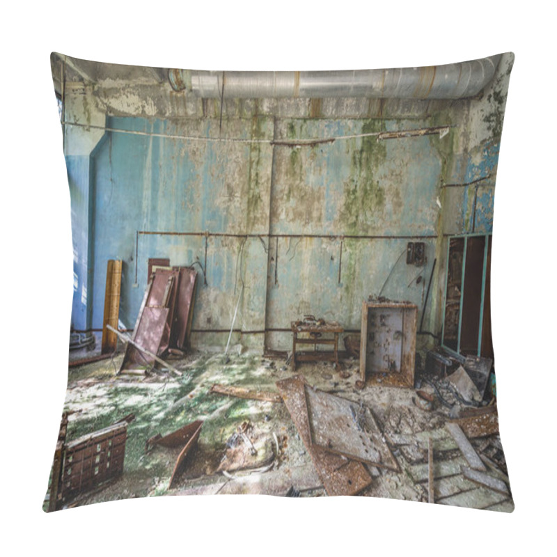 Personality  Old Factory In Chernobyl Zone Pillow Covers