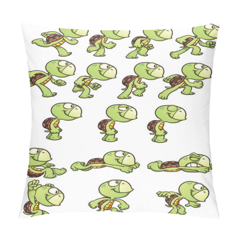 Personality  Cartoon Turtle Pillow Covers