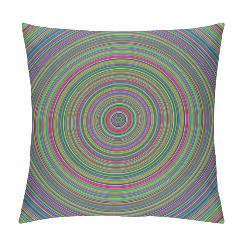 Personality  Mesmerizing Psychedelic Circles Pattern Creates A Hypnotic Visual Effect Pillow Covers