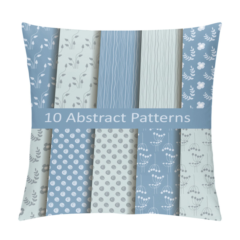 Personality  Set Of Ten Abstract Patterns Pillow Covers