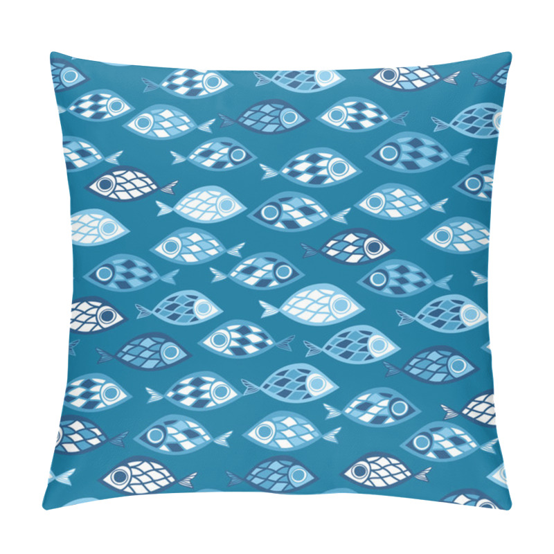 Personality  Fish Pattern In Abstract Style Pillow Covers