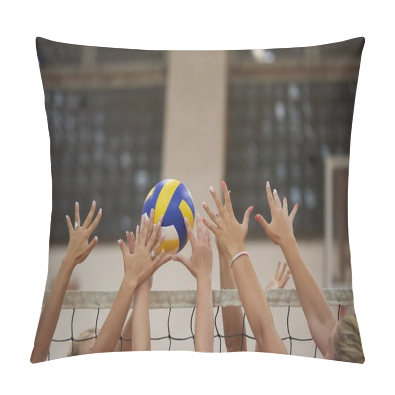 Personality  Beautiful Girls Indoor Playing Volleyball Pillow Covers