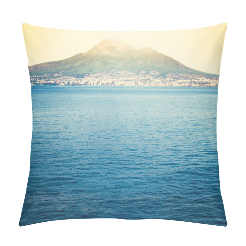 Personality  Bay Of Naples And Vesuvius Pillow Covers