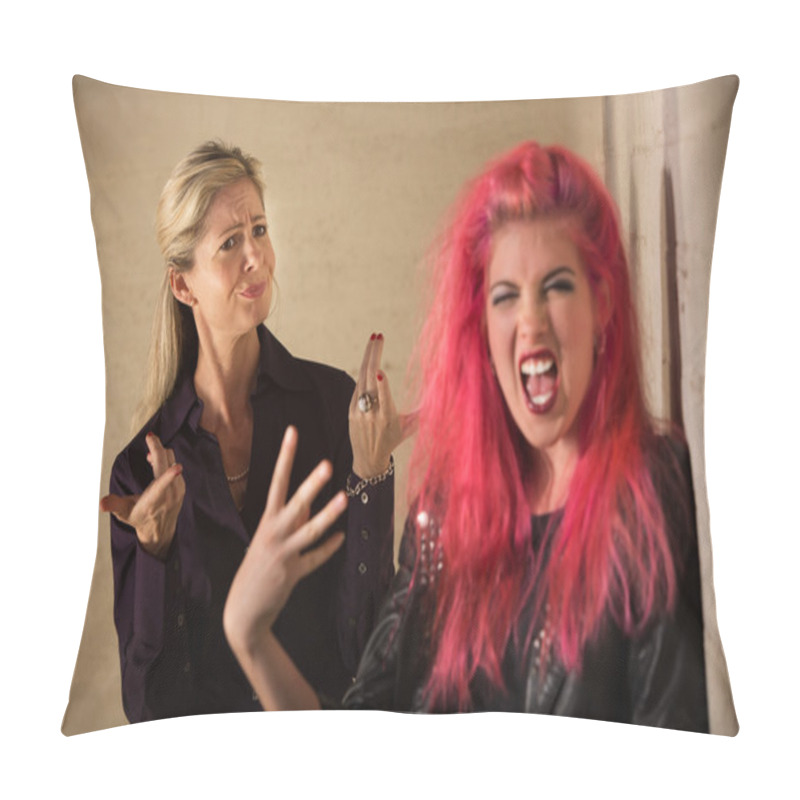 Personality  Disapproving Mother Pillow Covers