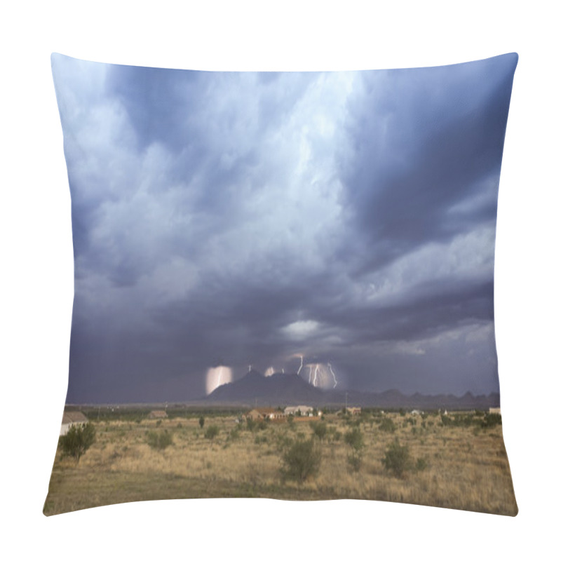 Personality  A Dance Of Lightning Bolts Over San Jose Pillow Covers