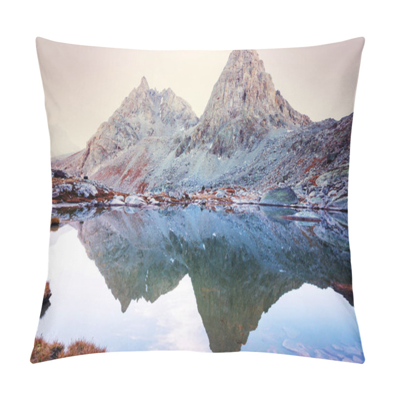 Personality  Hike In Wind River Range In Wyoming, USA. Autumn Season. Pillow Covers