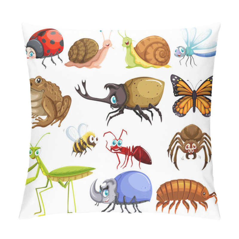 Personality  Different Kinds Of Bugs Pillow Covers