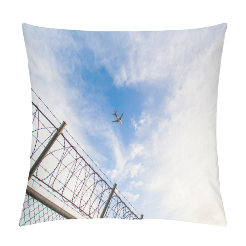 Personality  The Plane Is Flying Up Out Of The Airport International Phuket July 21, 2017 Pillow Covers