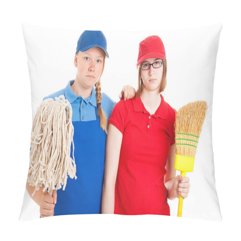 Personality  Teen Jobs - Serious Workers Pillow Covers