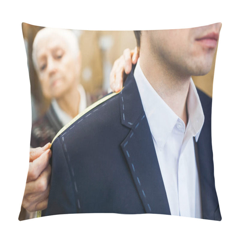 Personality  Tailor Measuring Shoulder Length Pillow Covers