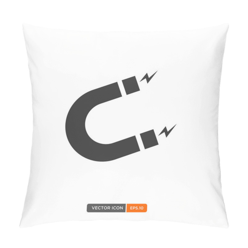 Personality  Magnet Icon Illustration  Pillow Covers