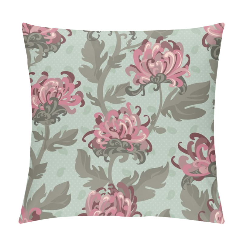 Personality  Seamless Floral Pattern. Pillow Covers