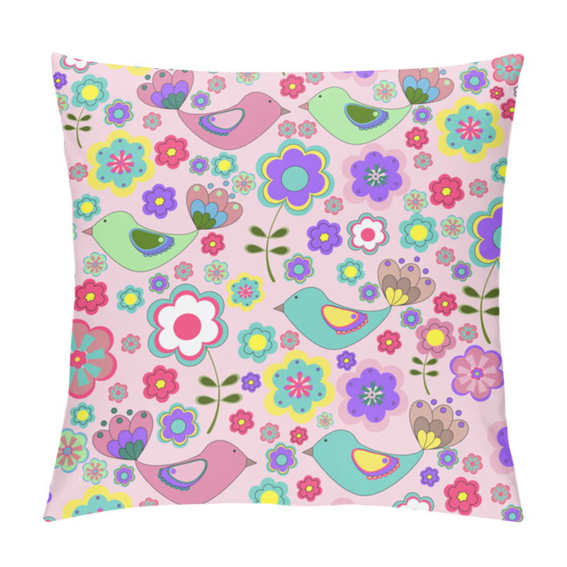 Personality  Floral Seamless Background Pillow Covers