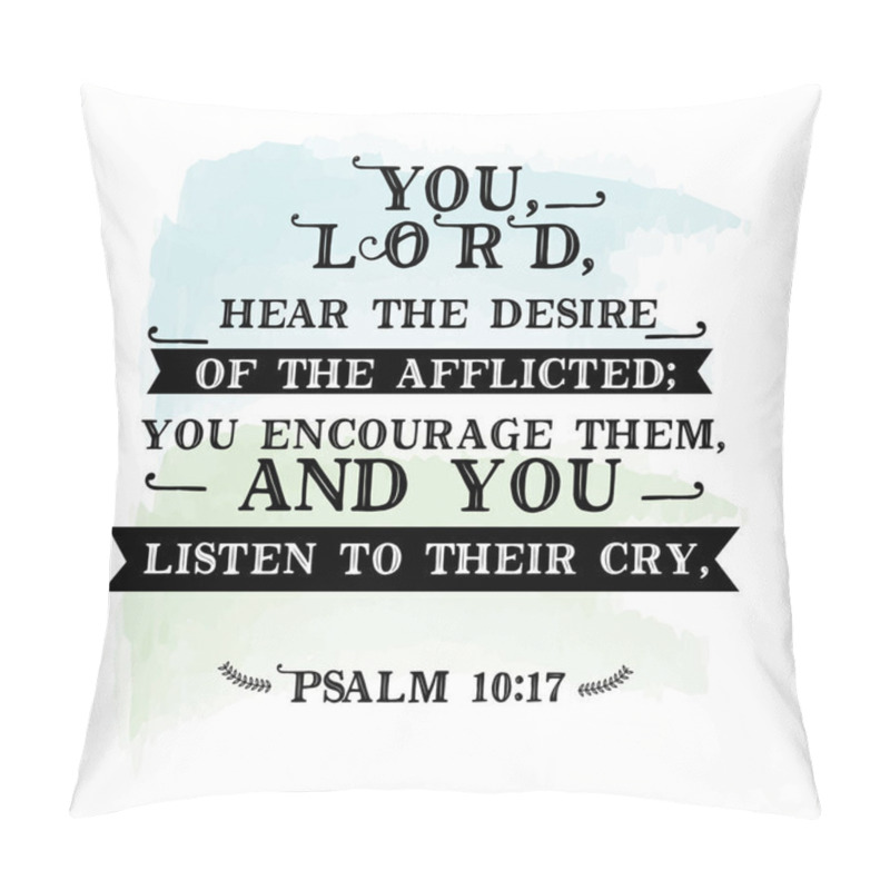 Personality  Quote From Bible. Pillow Covers