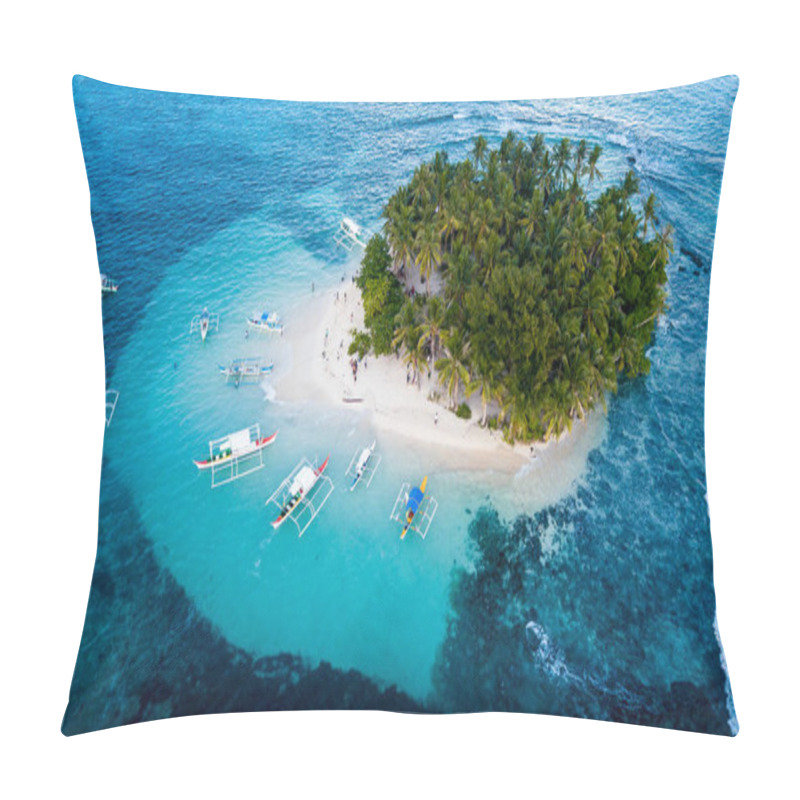 Personality  Beautiful Landscape At Guyam Island At Siargao In Philippines Pillow Covers